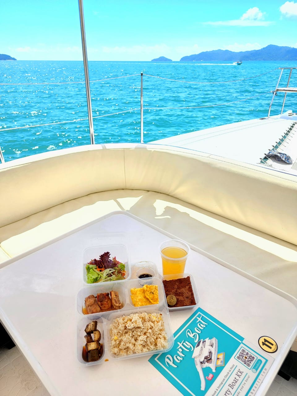 Food Menu Add-On for Your Yacht Charter